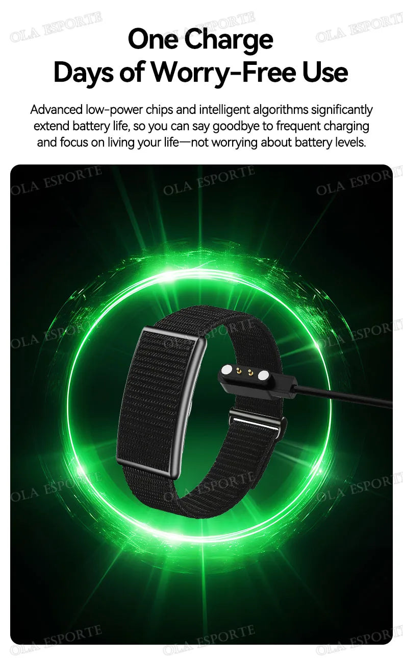2026 Sport Fitness Tracker Smart Bracelet Men Women Heart Rate Sleep Blood Pressure Monitor Pedometer Waterproof Smartwatch Band