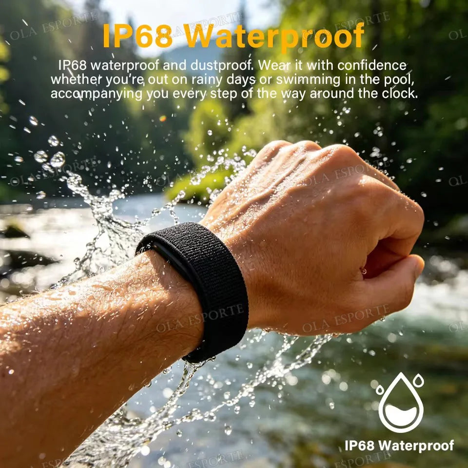 2026 Sport Fitness Tracker Smart Bracelet Men Women Heart Rate Sleep Blood Pressure Monitor Pedometer Waterproof Smartwatch Band