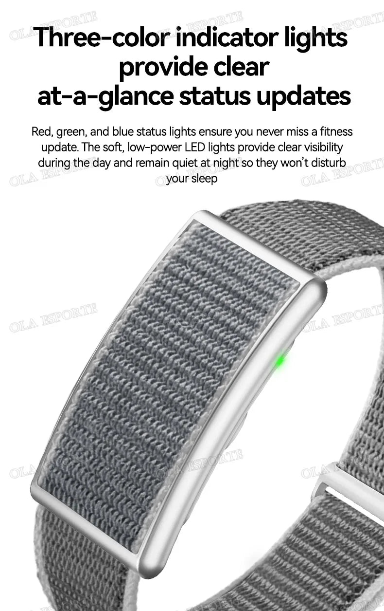 2026 Sport Fitness Tracker Smart Bracelet Men Women Heart Rate Sleep Blood Pressure Monitor Pedometer Waterproof Smartwatch Band