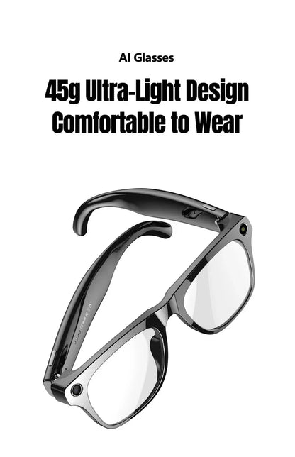 4K HD AI Smart Glasses Men 800W Pixel Camera Bluetooth Call 4GB WIFI Transmission Voice Assistant Smart Glasses 2026 New