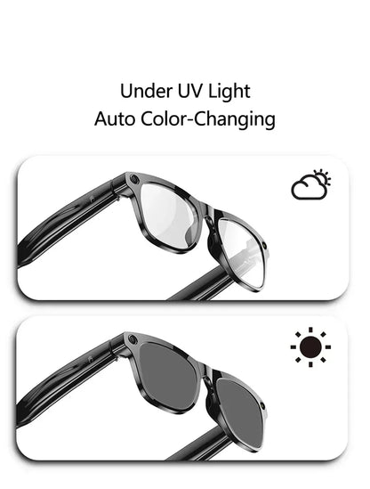 4K HD AI Smart Glasses Men 800W Pixel Camera Bluetooth Call 4GB WIFI Transmission Voice Assistant Smart Glasses 2026 New