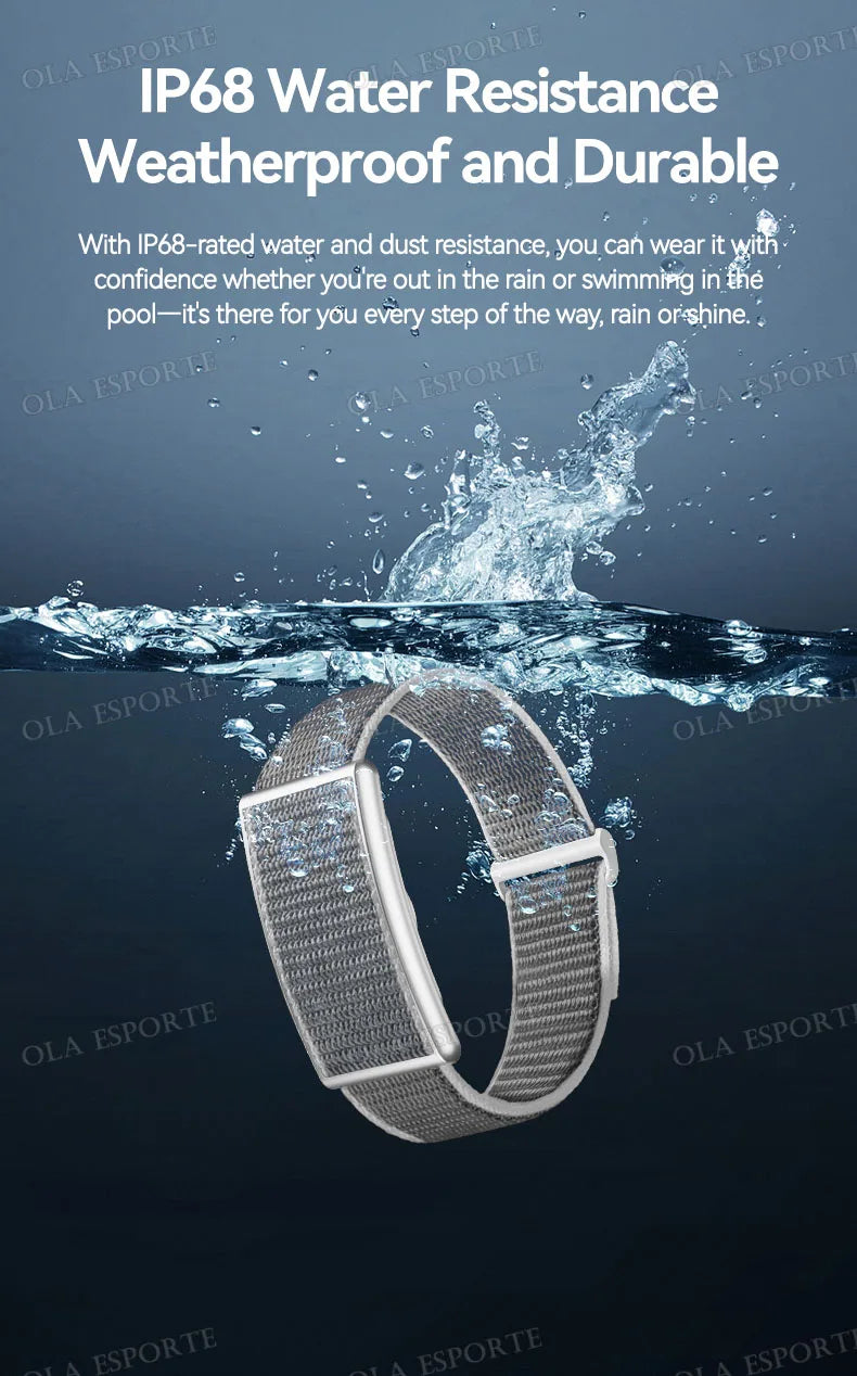 2026 Sport Fitness Tracker Smart Bracelet Men Women Heart Rate Sleep Blood Pressure Monitor Pedometer Waterproof Smartwatch Band