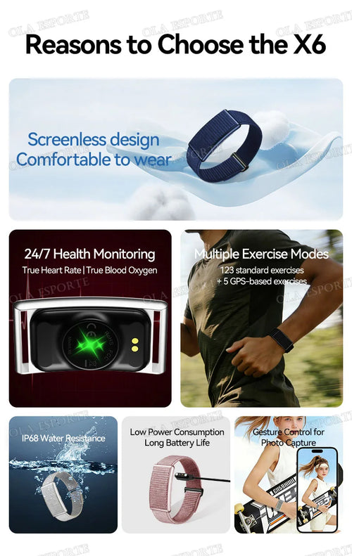 2026 Sport Fitness Tracker Smart Bracelet Men Women Heart Rate Sleep Blood Pressure Monitor Pedometer Waterproof Smartwatch Band